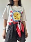 Camiseta Feminina Oversized com Estampa Frontal More Pasta