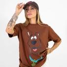 Camiseta Feminina Oversized Max Blusa scooby doo