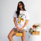Camiseta Feminina Oversized Max Blusa Sicilia