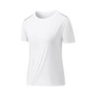 Camiseta Feminina Para Caminhada E Acampamento, Malha De Manga Curta, Faixa Reflexiva, Corrida De Camiseta Feminina Para Caminhada E Acampamento, Malha De Manga Curta, Faixa Reflexiva, Corrida De