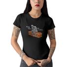 Camiseta Feminina Pense Fora da Caixa O Pensador Auguste R