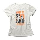 Camiseta Feminina Pet Lovers Studio Geek