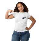 Camiseta Feminina Pílulas Disco de Vinil Rock Minimalista