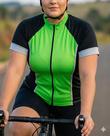 Camiseta Feminina Plus Size para Ciclismo com Bolso e Secagem Rápida UV30+ Cor:VerdeTamanho:XGGênero:Feminino