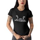 Camiseta Feminina Pontos de Vista Opostos Frase Inteligente