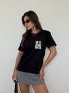 Camiseta Feminina Preta Só Jesus Salva