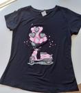 Camiseta feminina preta tamanho m