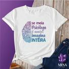 Camiseta Feminina Profissões Estudante Psicologia Meio Psicóloga