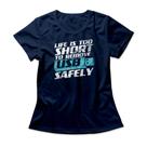 Camiseta Feminina Remove USB Safely