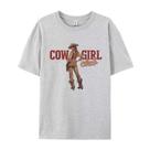 Camiseta Feminina Retrô Boho Cowgirl - Estilo Vintage para Rodeio e Ocasiões Casuais