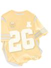 Camiseta feminina RoseSeek Color Block Number Graphic Yellow 11Y