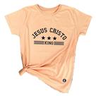 Camiseta Feminina Salmão Jesus Cristo King