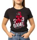 Camiseta Feminina Série Round 6 Squid Game Street Algodao