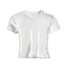 Camiseta Feminina Slim Fit Manga Curta - Gola Redonda - Ideal para Ioga e Treino