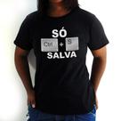 Camiseta Feminina Só Ctrl+S Salva Preta Camiseta Feminina Só Ctrl+S Salva Preta