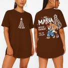 Camiseta Feminina Streetwear Mãe Aparecida Rogai Por Nós Estampada Católica Malha Algodão Camisa Gol