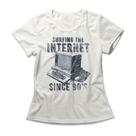 Camiseta Feminina Surfing The Internet Camiseta Feminina Surfing The Internet