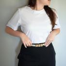 Camiseta Feminina T-shirt Malha Penteada Premium 100% Algodão