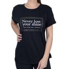 Camiseta Feminina Tharog Shine Preto - TH4500
