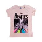 Camiseta Feminina The Beatles Abbey Road Mescla Cinza