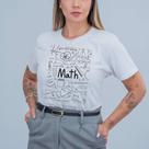 Camiseta Feminina Unissex Estampada Lampâda Física 483 Elementos Quimico Profissão Faculdade