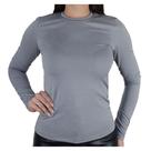 Camiseta Feminina Upman Térmica ML Cinza Mescla - 245RF