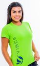 Camiseta feminina verde
