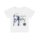 Camiseta Feminina Y2K Harajuku Punk Gótica De Manga Curta Com Estampa De Letras Fofa Moda Emo Camiseta Feminina Y2K Harajuku Punk Gótica De Manga Curta Com Estampa De Letras Fofa Moda Emo