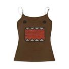 Camiseta Feminina Y2K Retrô Com Strass E Gola Redonda Verão 2026 Vintage Engraçada Tama Jun Top