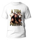 Camiseta Fernanda Torres A Vida Presta Frase Do Oscar Camisa