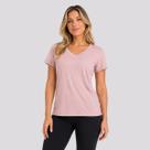Camiseta Fila Regular V Basic Classic Feminina Rosa