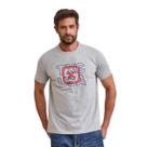 Camiseta Fio 30 Cinza Estampada 192730 Cor:CinzaTamanho:G Camiseta Fio 30 Cinza Estampada 192730 Cor:CinzaTamanho:G