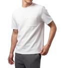 Camiseta Fioboc Modal de manga curta e bolso com gola redonda para homens Camiseta Fioboc Modal de manga curta e bolso com gola redonda para homens