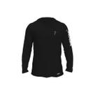 Camiseta fishing bait hoodie minimal preto/branco