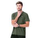 Camiseta Fitness Masculina Lisa Alcaparra