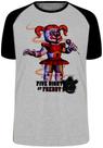 Camiseta Five Nights at Freddy's Circusbaby Blusa Plus Size extra grande adulto ou infantil