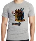 Camiseta Five Nights at Freddy's group Blusa criança infantil juvenil adulto camisa tamanhos