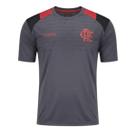 Camiseta Flamengo Fla Vibrou Básica Chumbo Masculina Braziline -