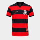 Camiseta Flamengo FlaTri Zico Masculina - Preto e Vermelho - M Camiseta Flamengo FlaTri Zico Masculina - Preto e Vermelho - M