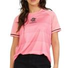 Camiseta Flamengo Frequência Feminina - Rosa Camiseta Flamengo Frequência Feminina - Rosa