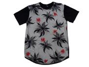 Camiseta Floral Camisa Flor Long Masculina SF326 SF327 SF328 SF329 SF330 SF331 SF332 SF333 SF334