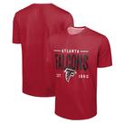 Camiseta FOCO Atlanta Falcons Vermelho Desgastado Performance Masculina G Camiseta FOCO Atlanta Falcons Vermelho Desgastado Performance Masculina G