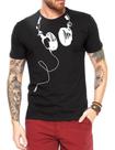 Camiseta Fones Engraçados Nerd Geek Dj Camisa Masculina