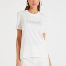 Camiseta Forum Comfort Ou25 Off White Feminino