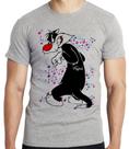 Camiseta Frajola bolinhas Blusa criança infantil juvenil adulto camisa tamanhos