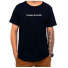 Camiseta Frase Inimigos Do Cardio Criativa Engraçada