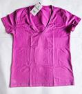 Camiseta Frelith fucsia M manga curta gola V