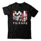 Camiseta Friends Terror Personagens Halloween Streetwear