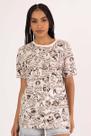 Camiseta Full Print One Piece Wanted Cartaz de Procurado