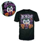 Camiseta funko tees dc batman ''the joker'' preto g